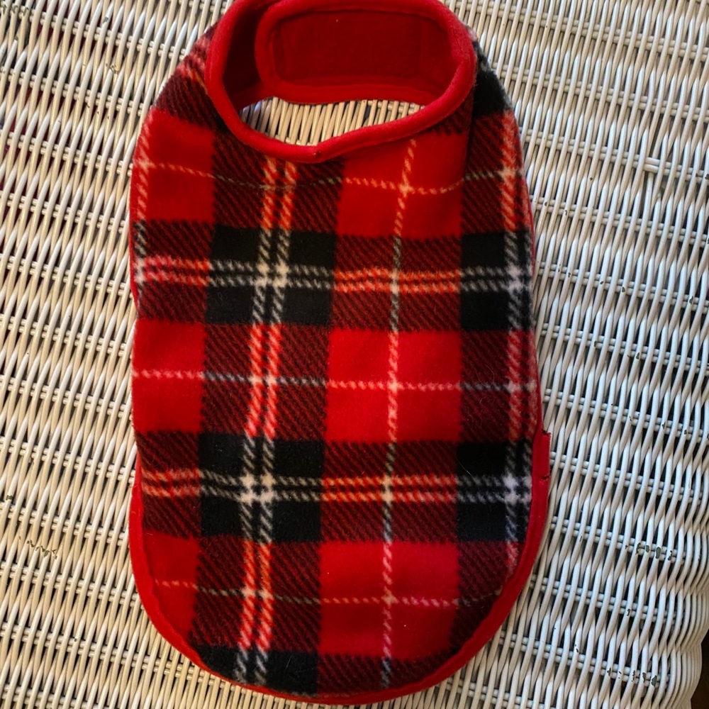 Fleece dog sweater